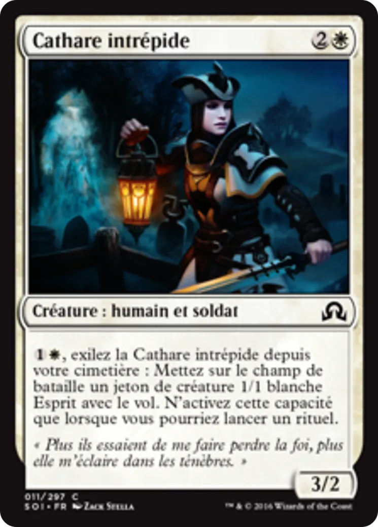 Cathare intrépide — Shadows over Innistrad — Magic: The Gathering