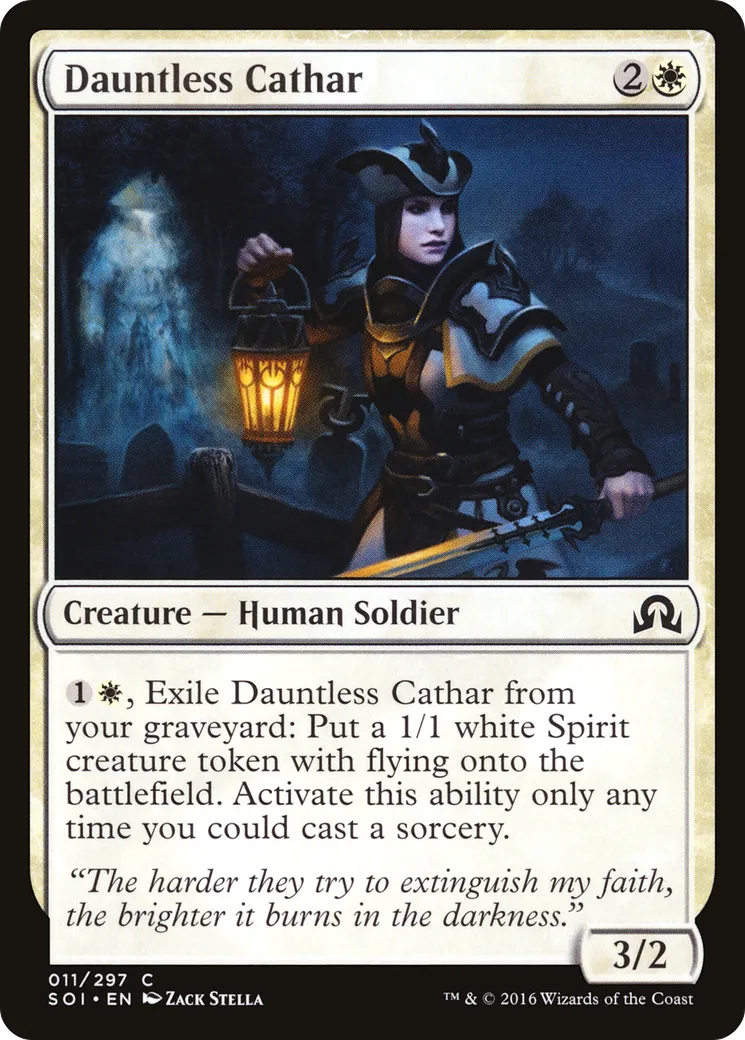 Dauntless Cathar — Shadows over Innistrad — Magic: The Gathering