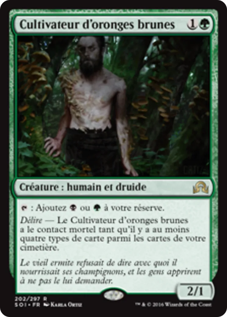 Cultivateur d'oronges brunes — Shadows over Innistrad — Magic: The Gathering