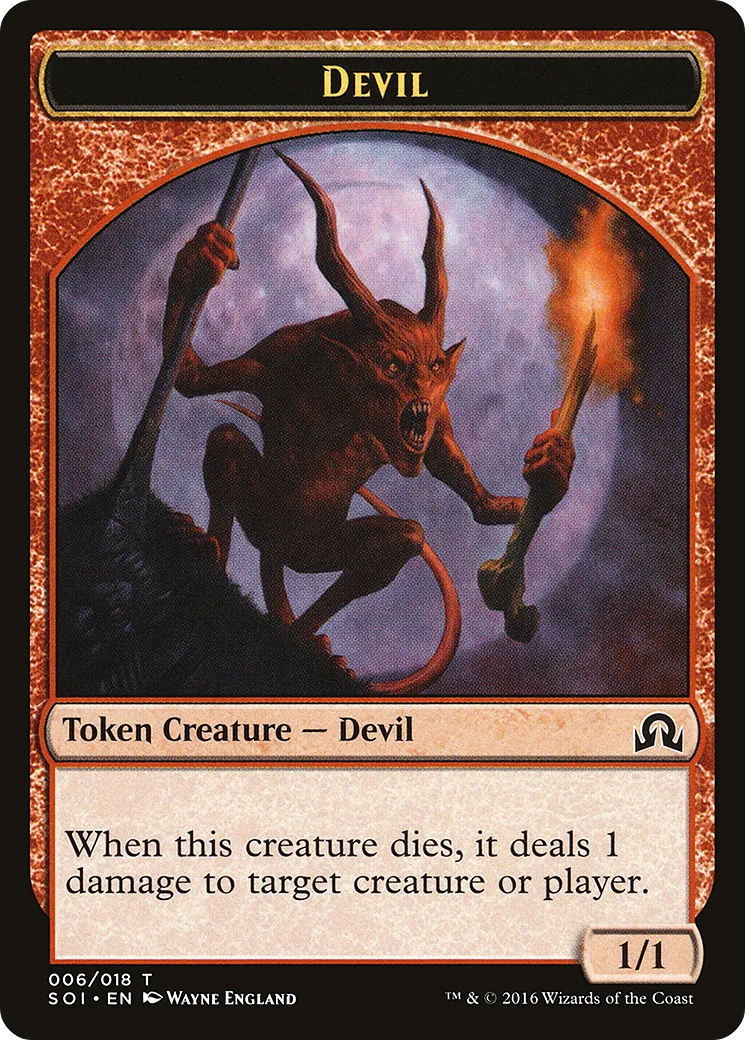 Devil — Shadows over Innistrad — Magic: The Gathering