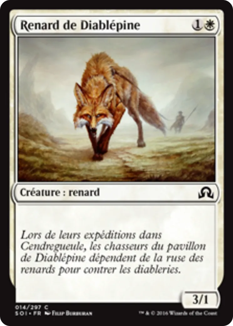 Renard de Diablépine — Shadows over Innistrad — Magic: The Gathering