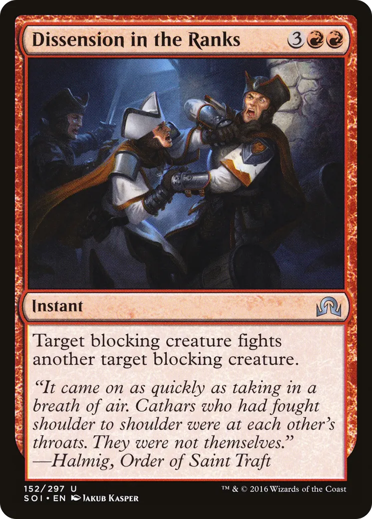 Dissension in the Ranks — Shadows over Innistrad — Magic: The Gathering