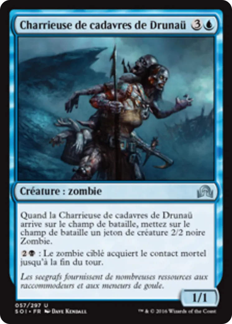 Charrieuse de cadavres de Drunaü — Shadows over Innistrad — Magic: The Gathering