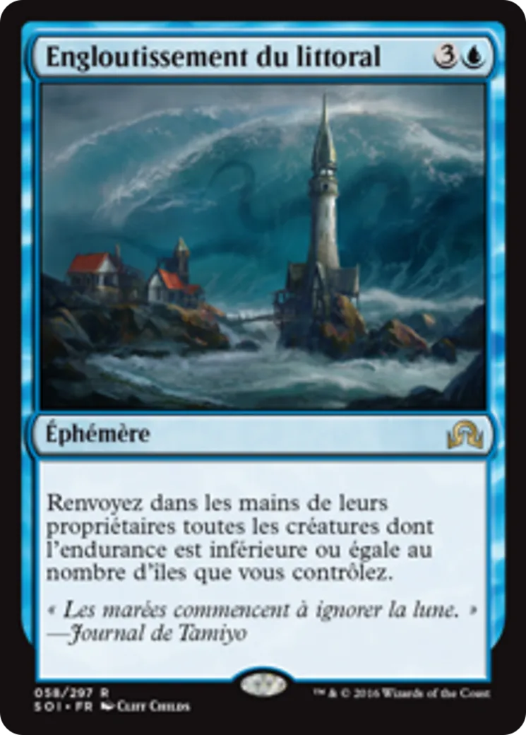 Engloutissement du littoral — Shadows over Innistrad — Magic: The Gathering