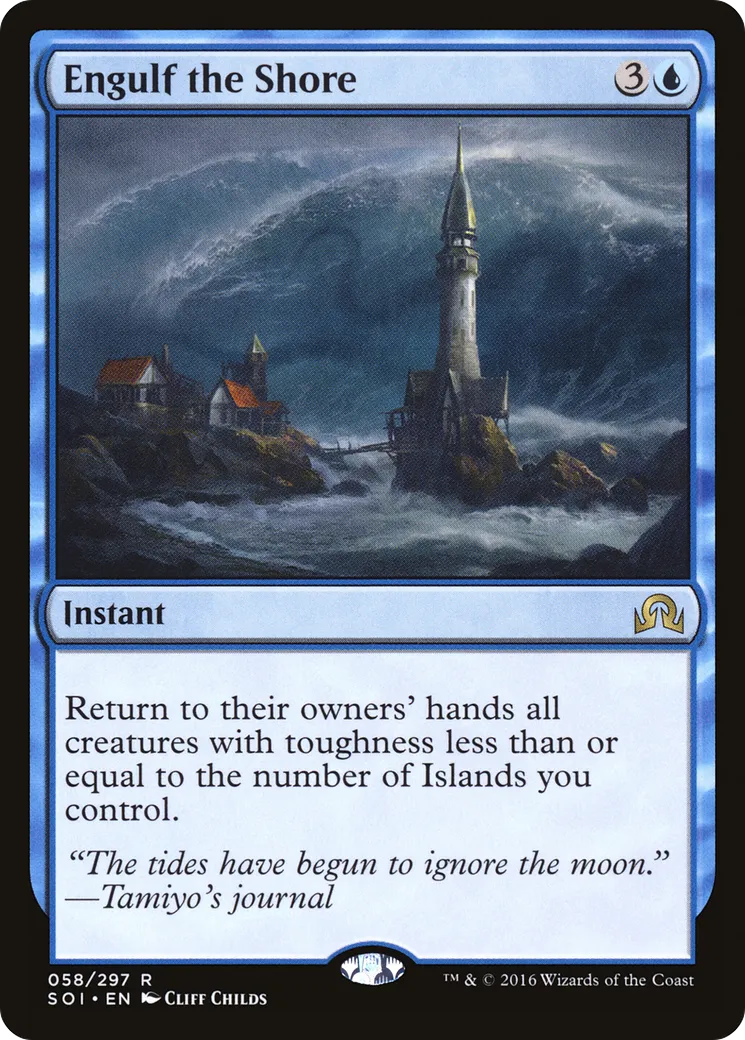 Engloutissement du littoral — Shadows over Innistrad — Magic: The Gathering
