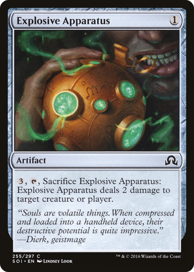 Explosive Apparatus — Shadows over Innistrad — Magic: The Gathering