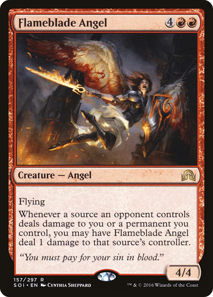 Flameblade Angel — Shadows over Innistrad — Magic: The Gathering