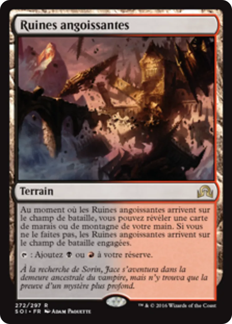 Ruines angoissantes — Shadows over Innistrad — Magic: The Gathering