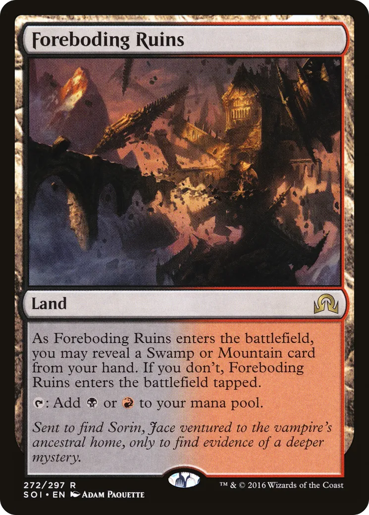Foreboding Ruins — Shadows over Innistrad — Magic: The Gathering