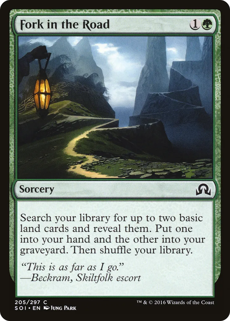 Fork in the Road — Shadows over Innistrad — Magic: The Gathering