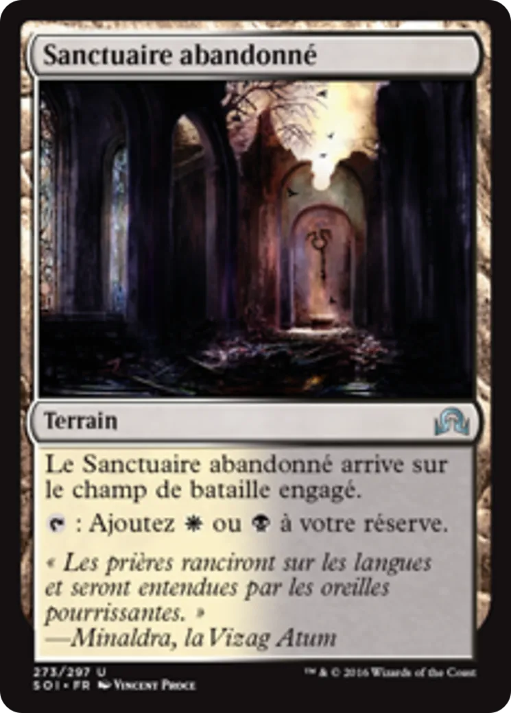 Sanctuaire abandonné — Shadows over Innistrad — Magic: The Gathering