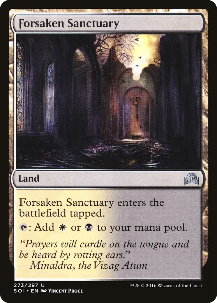Sanctuaire abandonné — Shadows over Innistrad — Magic: The Gathering