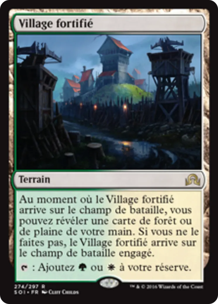 Village fortifié — Shadows over Innistrad — Magic: The Gathering