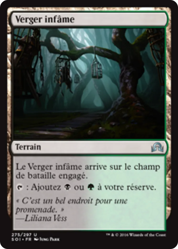 Verger infâme — Shadows over Innistrad — Magic: The Gathering