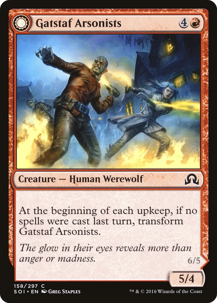 Gatstaf Arsonists // Gatstaf Ravagers — Shadows over Innistrad — Magic: The Gathering