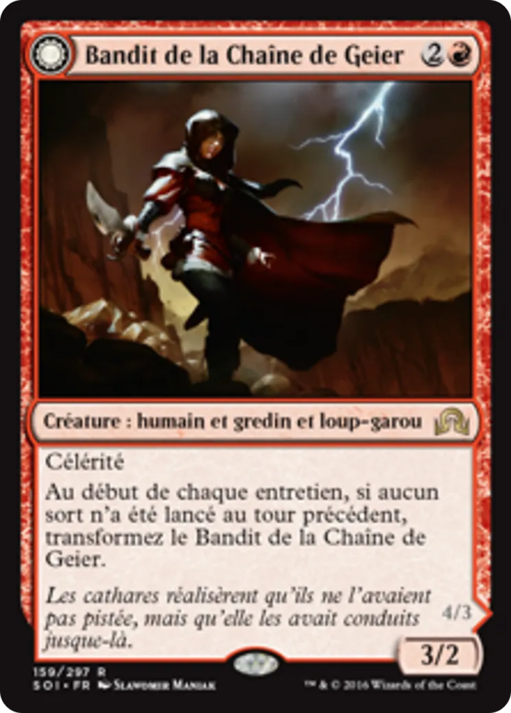 Bandit de la Chaîne de Geier // Alpha de la meute Vildin — Shadows over Innistrad — Magic: The Gathering