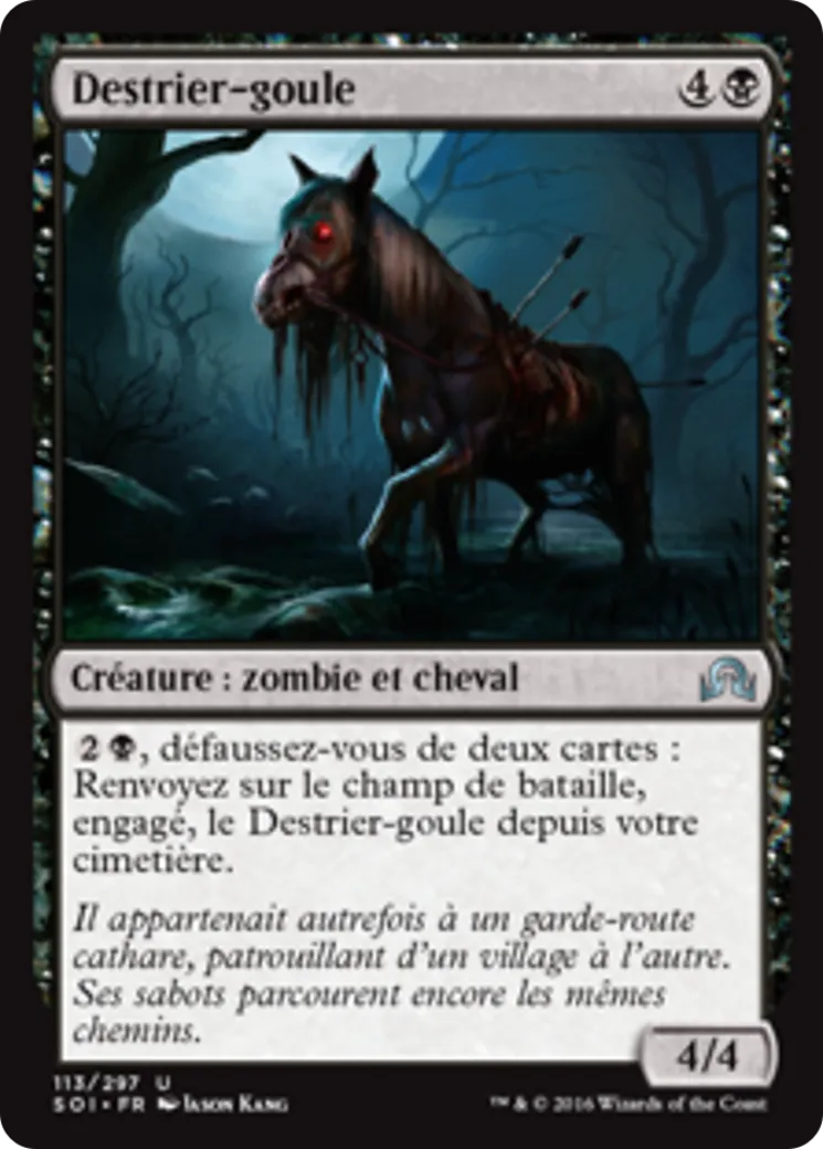 Destrier-goule — Shadows over Innistrad — Magic: The Gathering
