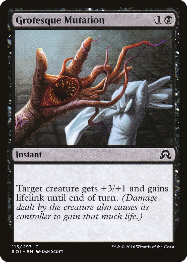 Grotesque Mutation — Shadows over Innistrad — Magic: The Gathering