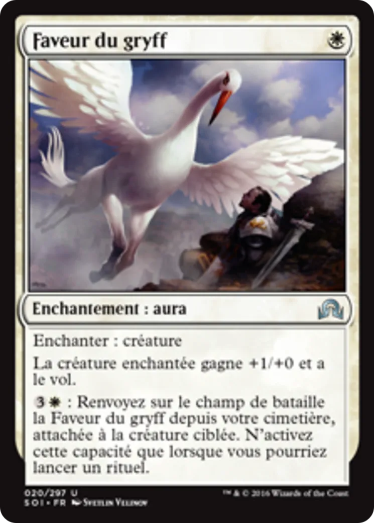 Faveur du gryff — Shadows over Innistrad — Magic: The Gathering