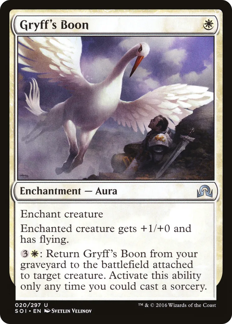 Gryff's Boon — Shadows over Innistrad — Magic: The Gathering