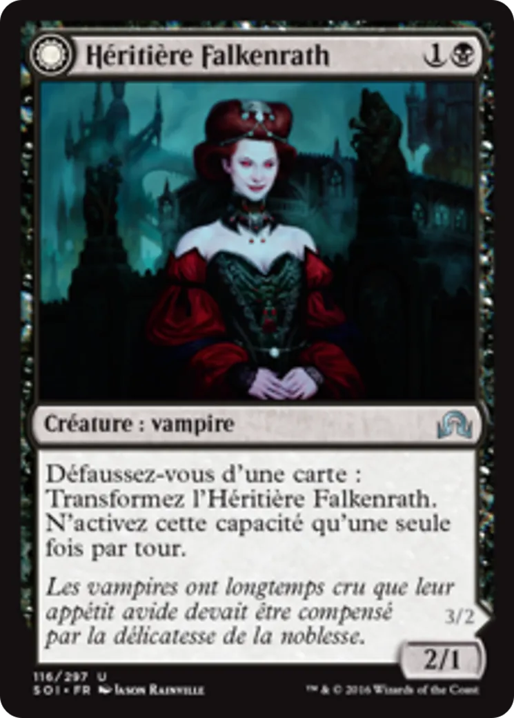 Héritière Falkenrath // Héritière de la nuit — Shadows over Innistrad — Magic: The Gathering