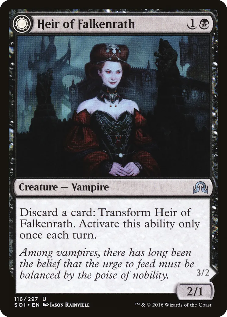 Héritière Falkenrath // Héritière de la nuit — Shadows over Innistrad — Magic: The Gathering