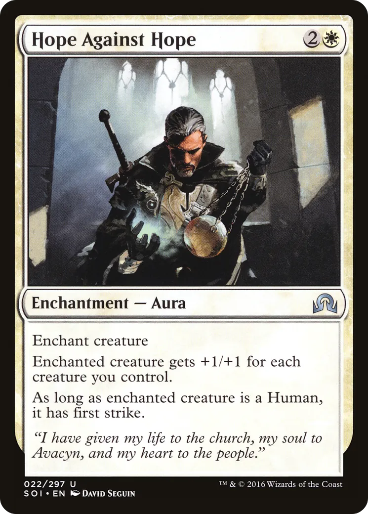 Hope Against Hope — Shadows over Innistrad — Magic: The Gathering