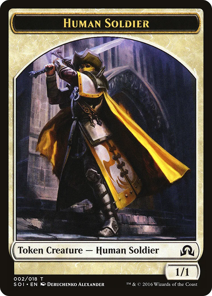 Human Soldier — Shadows over Innistrad — Magic: The Gathering