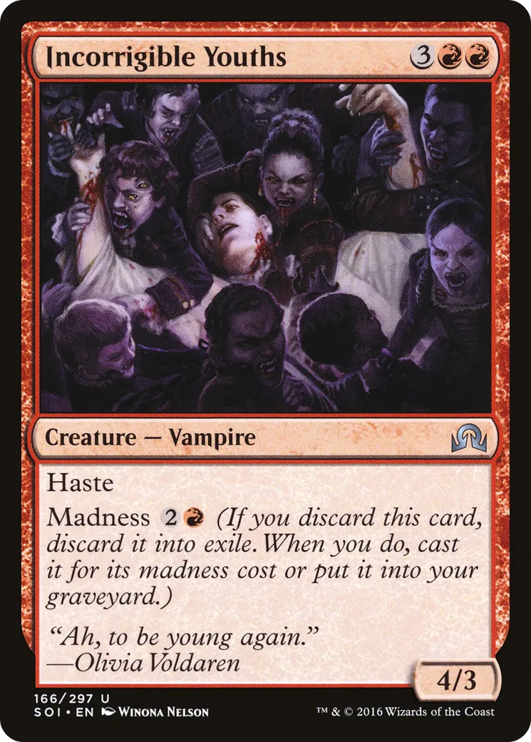 Jeunes incorrigibles — Shadows over Innistrad — Magic: The Gathering