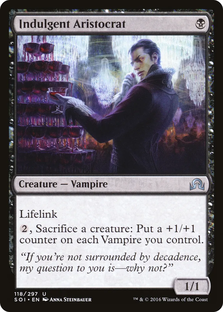Aristocrate indulgent — Shadows over Innistrad — Magic: The Gathering