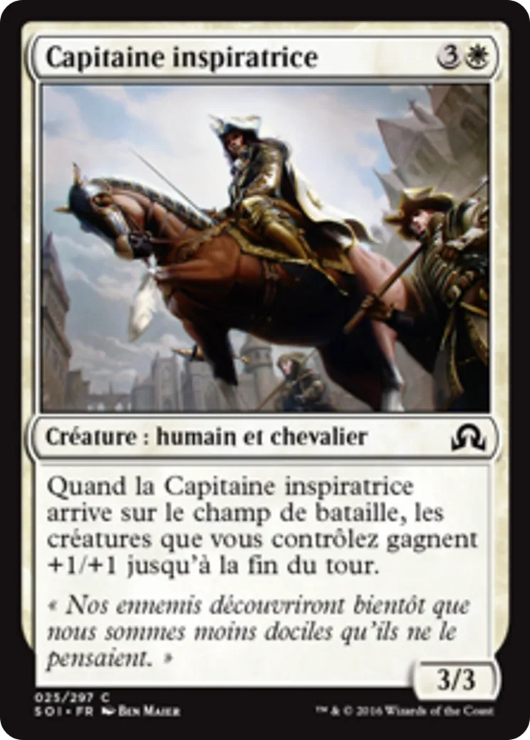 Capitaine inspiratrice — Shadows over Innistrad — Magic: The Gathering