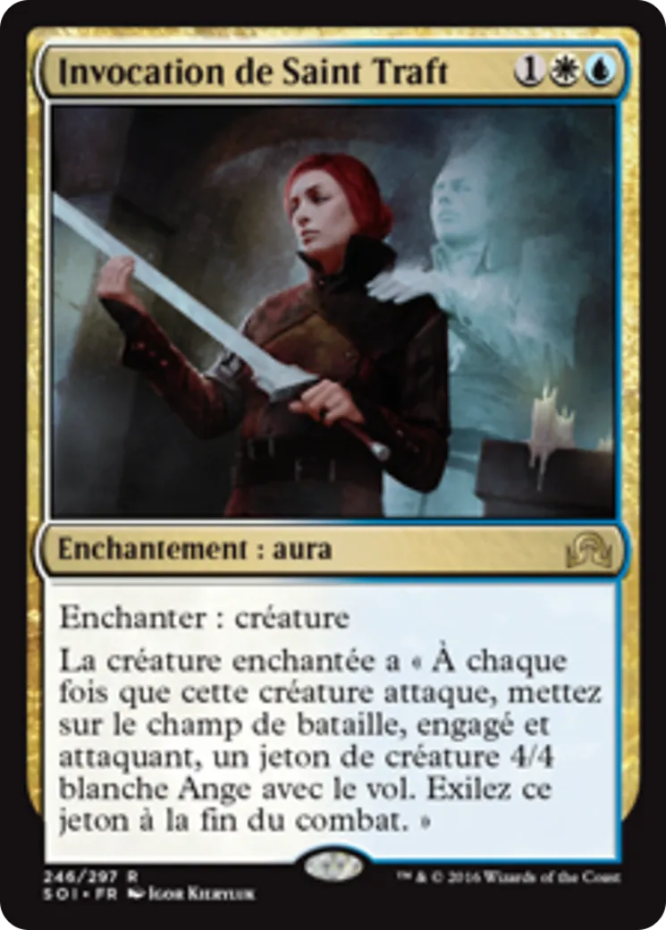 Invocation de Saint Traft — Shadows over Innistrad — Magic: The Gathering
