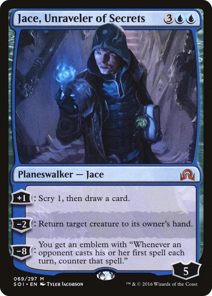 Jace, Unraveler of Secrets — Shadows over Innistrad — Magic: The Gathering