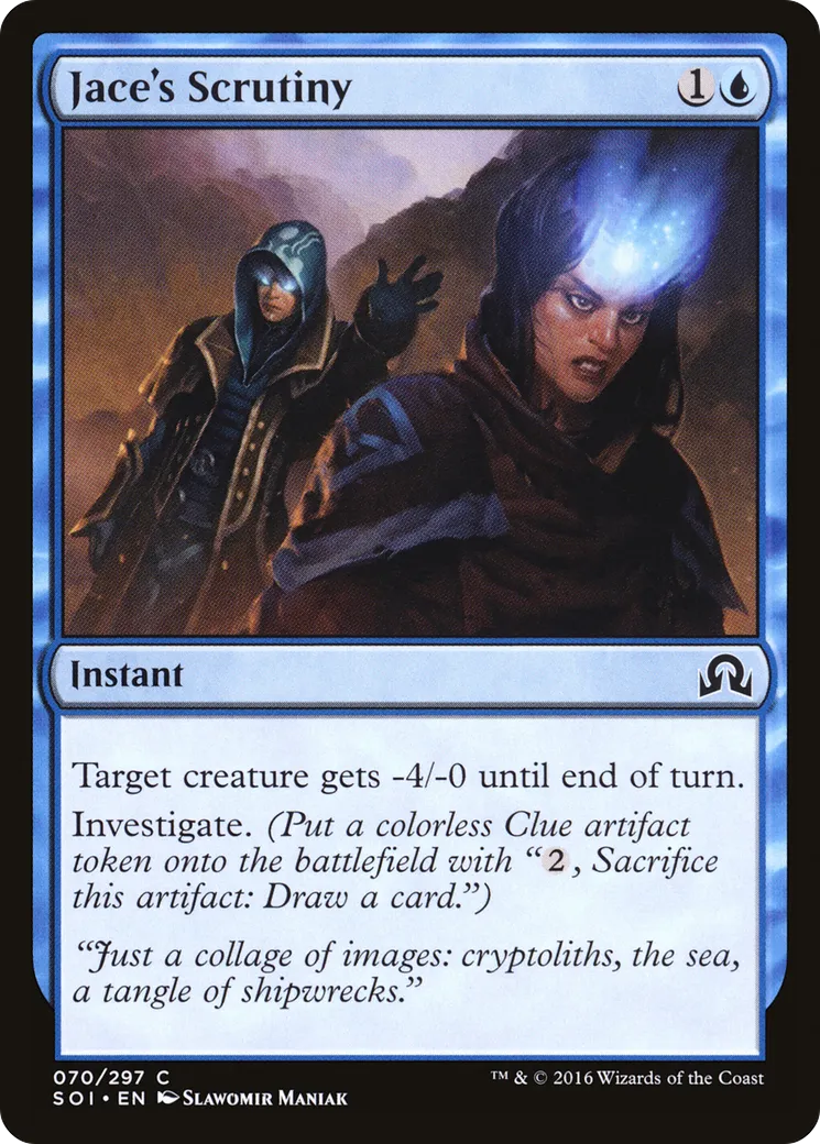 Jace's Scrutiny — Shadows over Innistrad — Magic: The Gathering