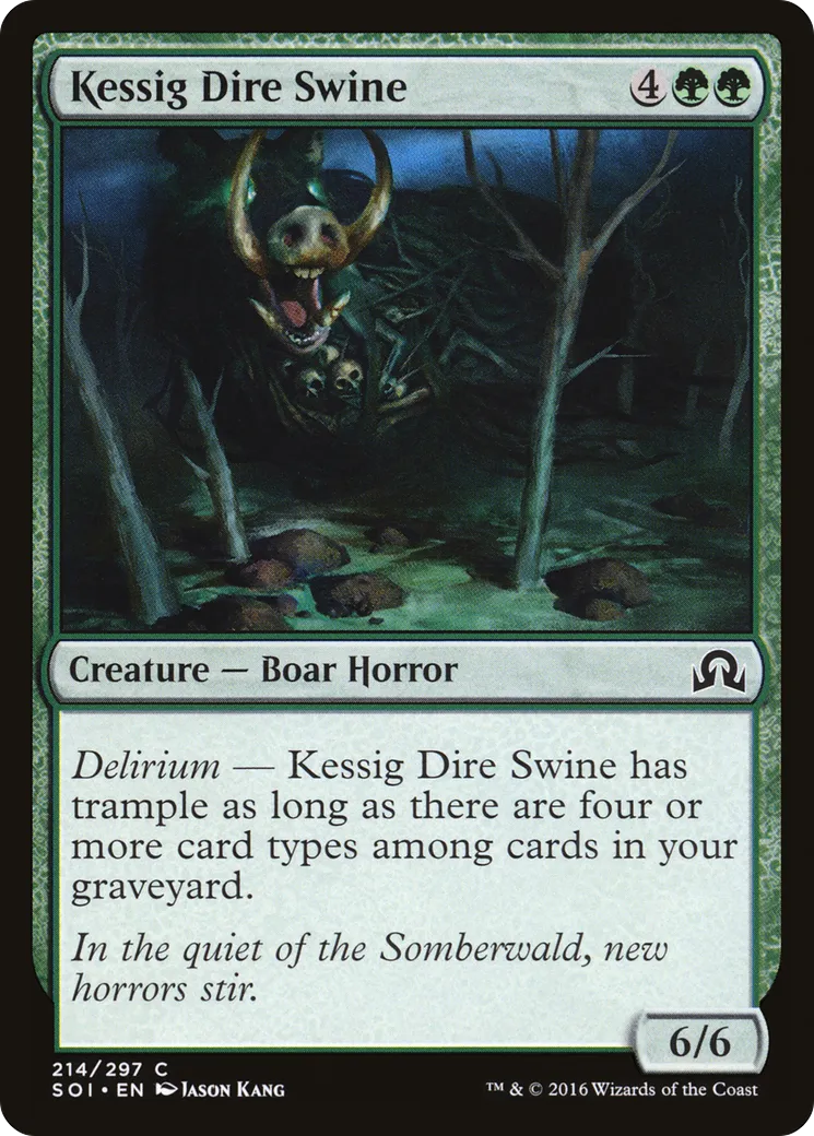 Kessig Dire Swine — Shadows over Innistrad — Magic: The Gathering