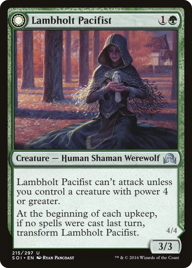 Lambholt Pacifist // Lambholt Butcher — Shadows over Innistrad — Magic: The Gathering