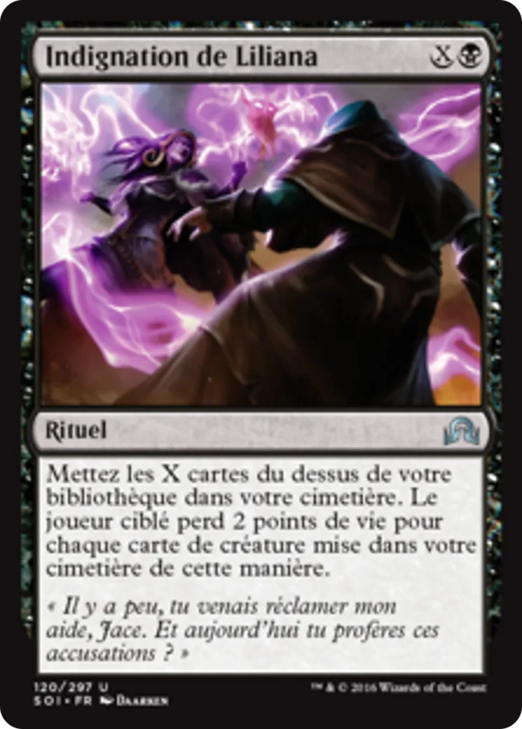 Indignation de Liliana — Shadows over Innistrad — Magic: The Gathering