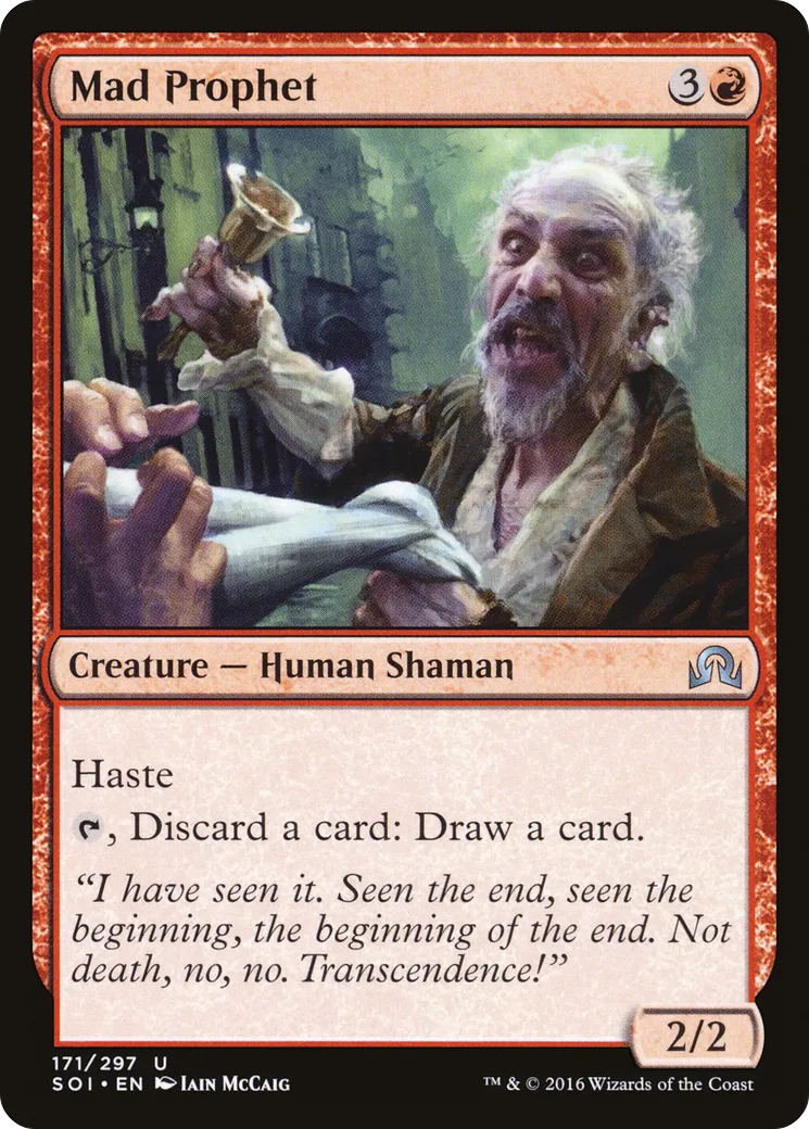 Prophète fou — Shadows over Innistrad — Magic: The Gathering