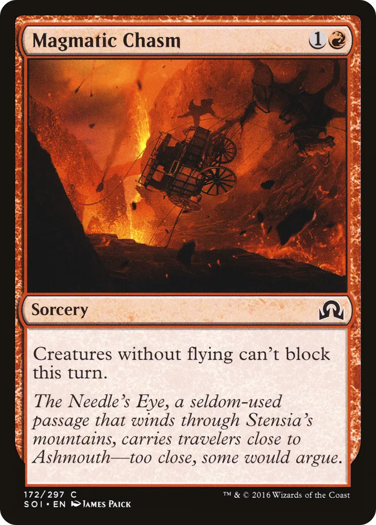 Gorge magmatique — Shadows over Innistrad — Magic: The Gathering