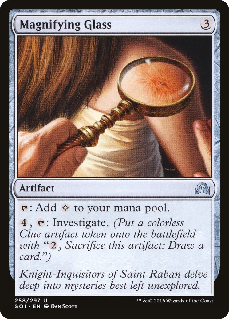Magnifying Glass — Shadows over Innistrad — Magic: The Gathering