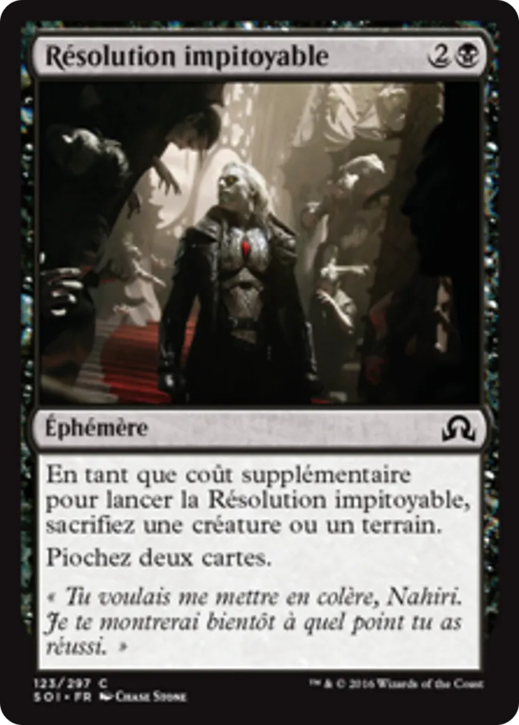 Résolution impitoyable — Shadows over Innistrad — Magic: The Gathering