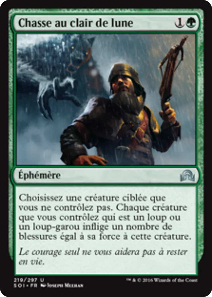 Chasse au clair de lune — Shadows over Innistrad — Magic: The Gathering
