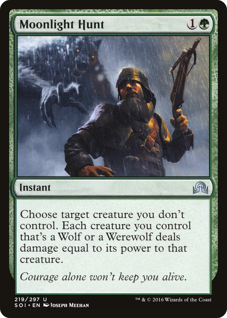 Chasse au clair de lune — Shadows over Innistrad — Magic: The Gathering