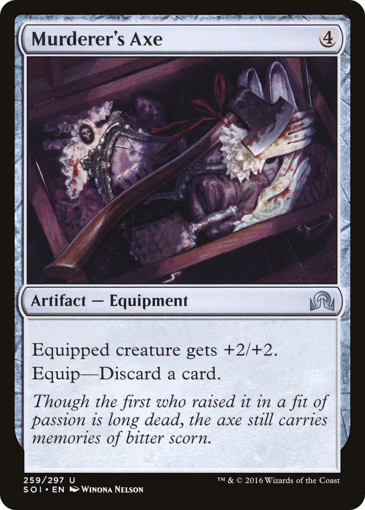 Murderer's Axe — Shadows over Innistrad — Magic: The Gathering