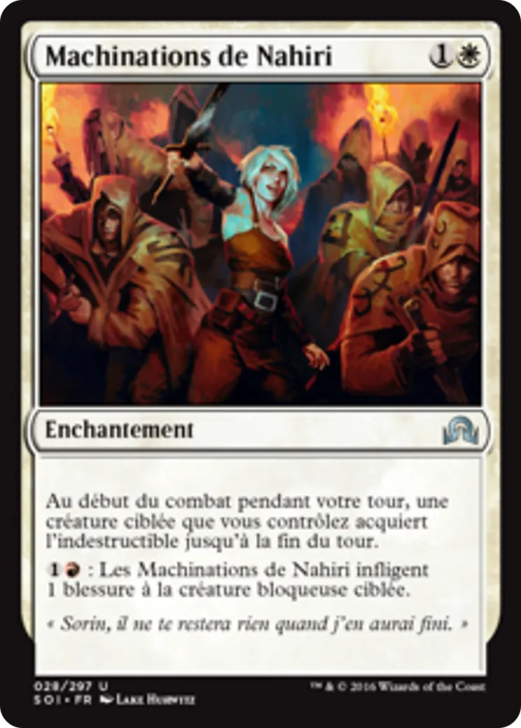 Machinations de Nahiri — Shadows over Innistrad — Magic: The Gathering