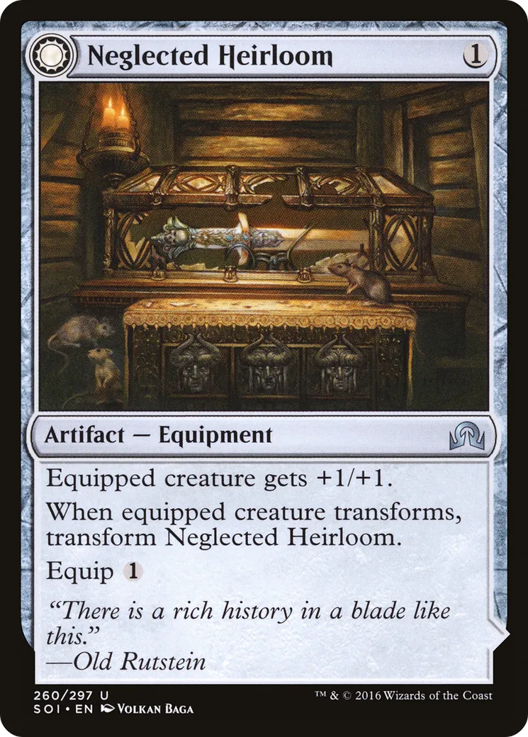 Héritage négligé // Lame de Cendregueule — Shadows over Innistrad — Magic: The Gathering