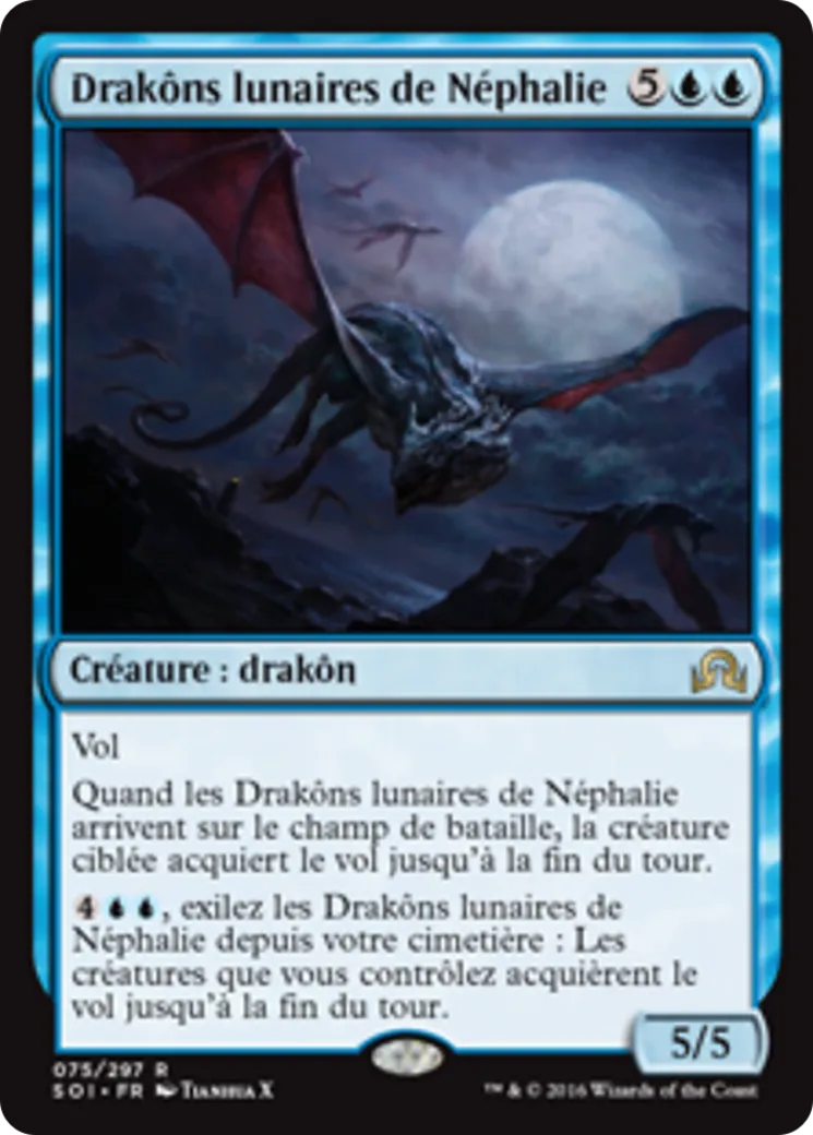 Drakôns lunaires de Néphalie — Shadows over Innistrad — Magic: The Gathering