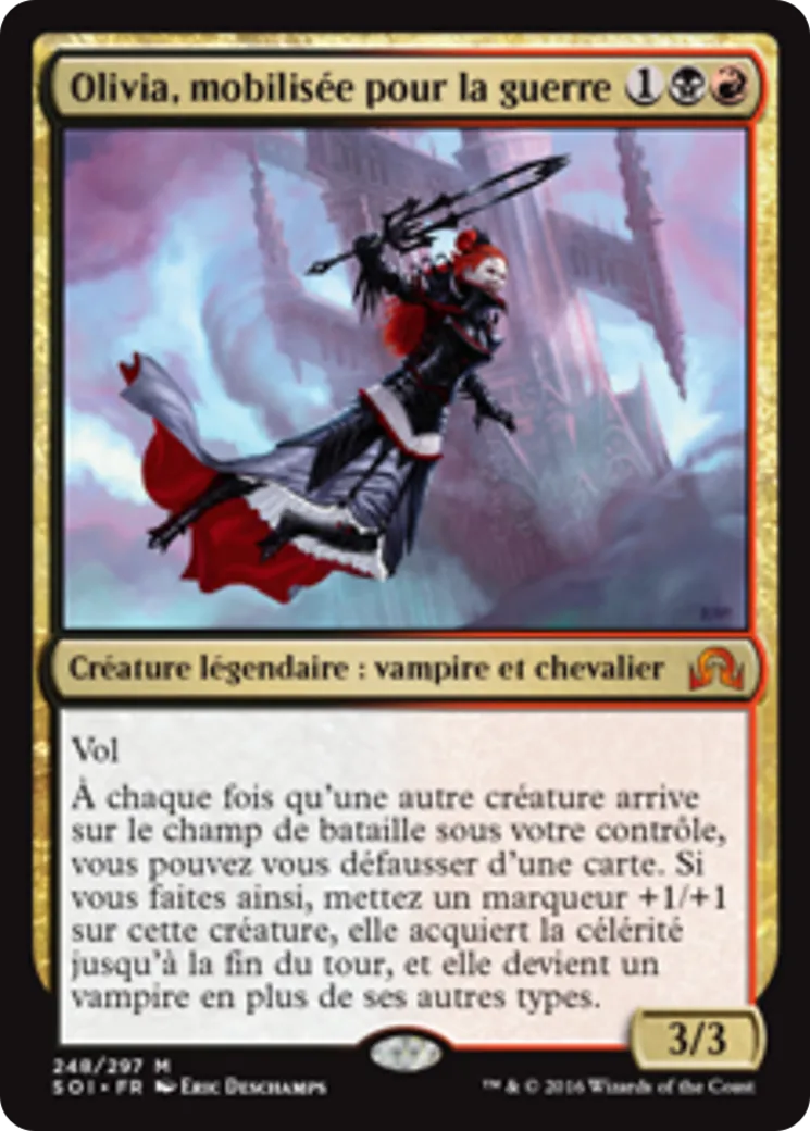 Olivia, mobilisée pour la guerre — Shadows over Innistrad — Magic: The Gathering