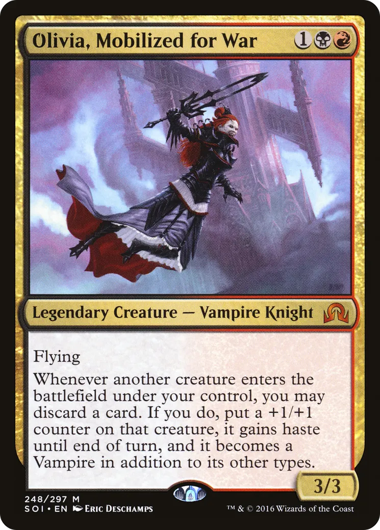 Olivia, Mobilized for War — Shadows over Innistrad — Magic: The Gathering