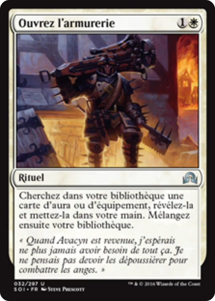 Ouvrez l'armurerie — Shadows over Innistrad — Magic: The Gathering